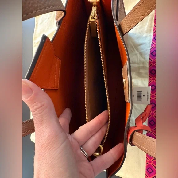 TORY BURCH Small Walker Satchel - Moose - Picture 13 of 16